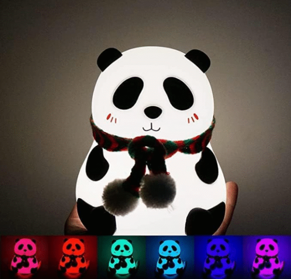 Panda Light Touch Silicone Night Light | Home Decor, Kids, Men, Women | Desk Light - Image 2